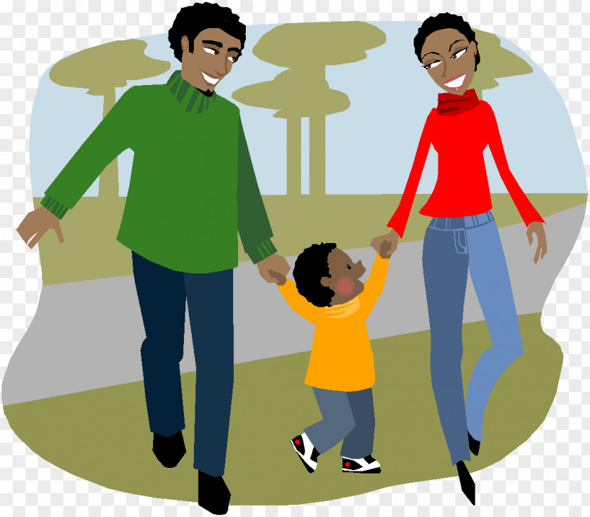 Family Walking Clip Art PNG