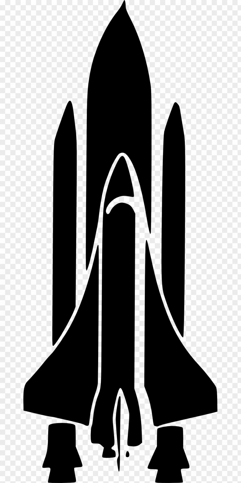 Silhouette Space Shuttle Program Clip Art PNG