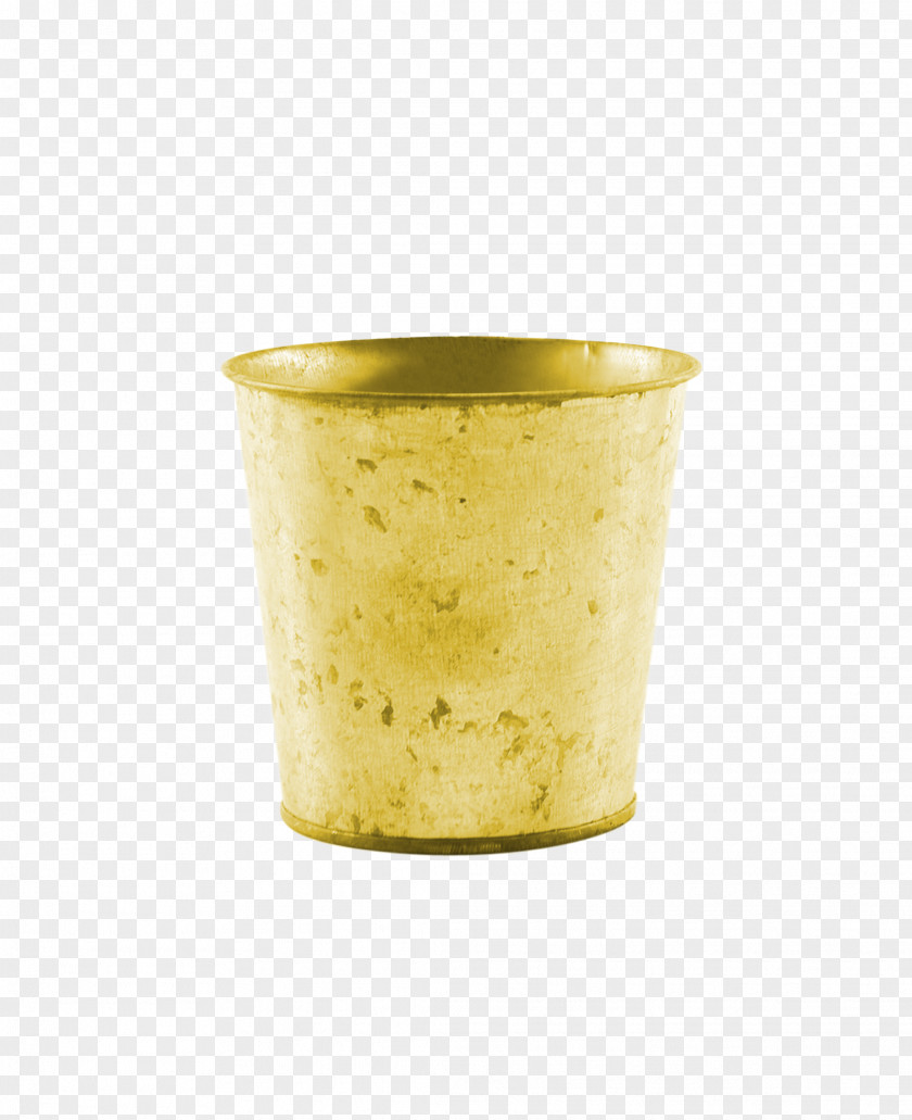 Trash Bucket Yellow PNG