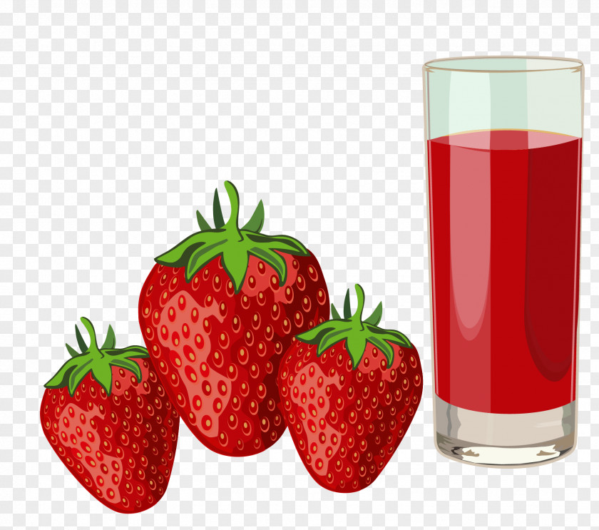 Vector Juice Strawberry Health Shake Pomegranate PNG