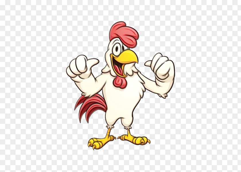 Chicken Cartoon Rooster Bird Beak PNG