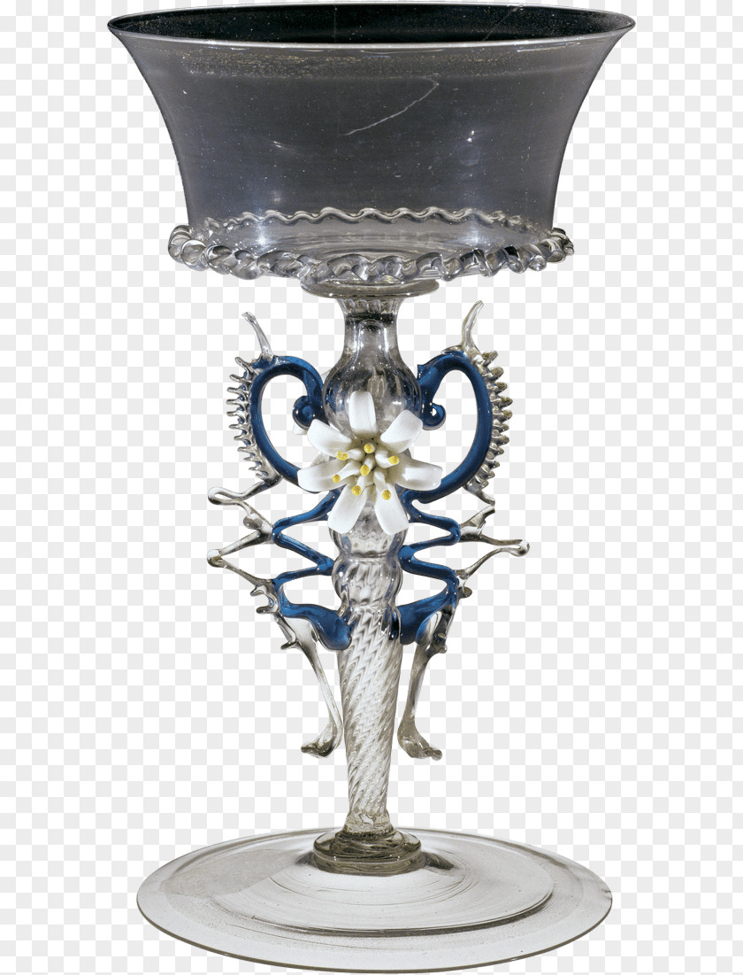 Vase Cobalt Blue Glass Tableware Chalice PNG