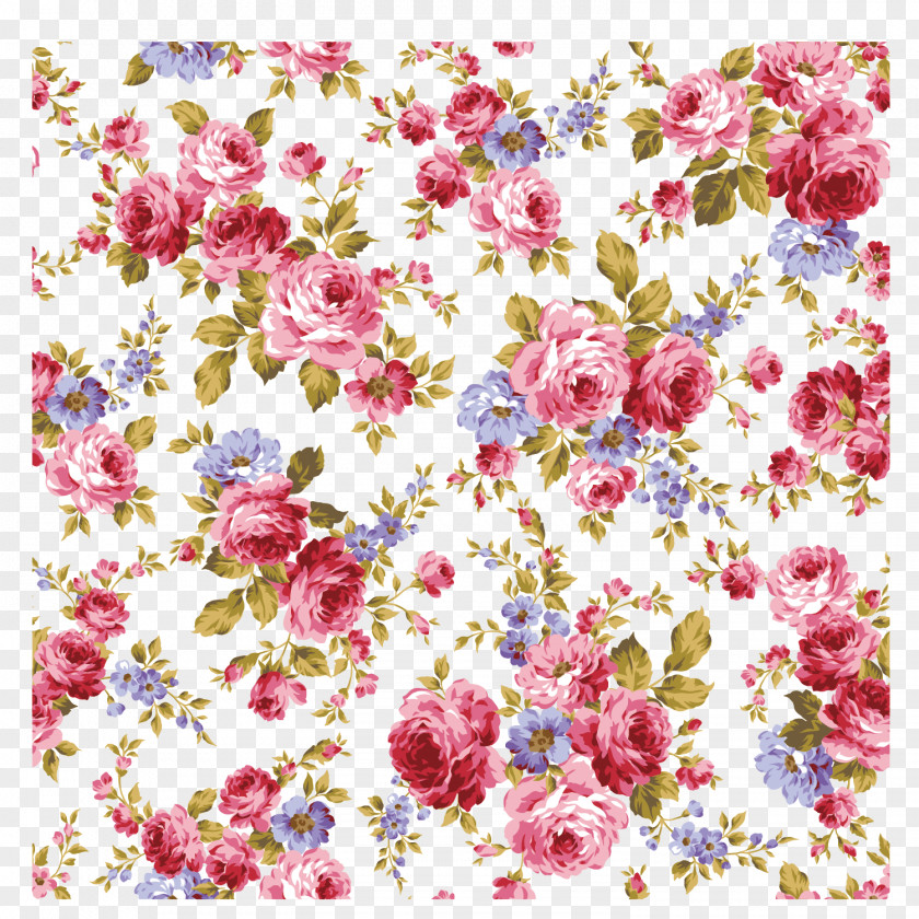Vector Pattern Material Bottom Flower Texture Floral Design Stock Illustration PNG
