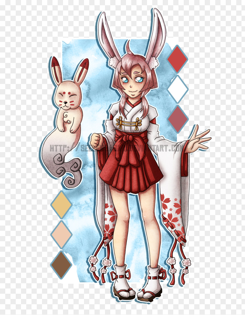 Easter Bunny Cartoon Muscle PNG