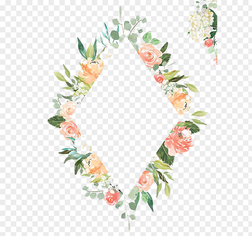 Flower Floral Design Wedding Invitation PNG