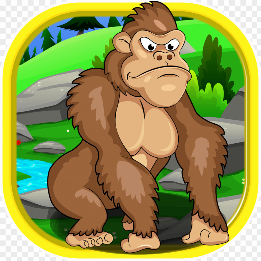 Gorilla Monkey Cartoon Carnivora PNG