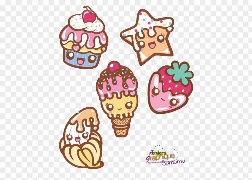 Ice Cream Cones Cupcake Sundae PNG