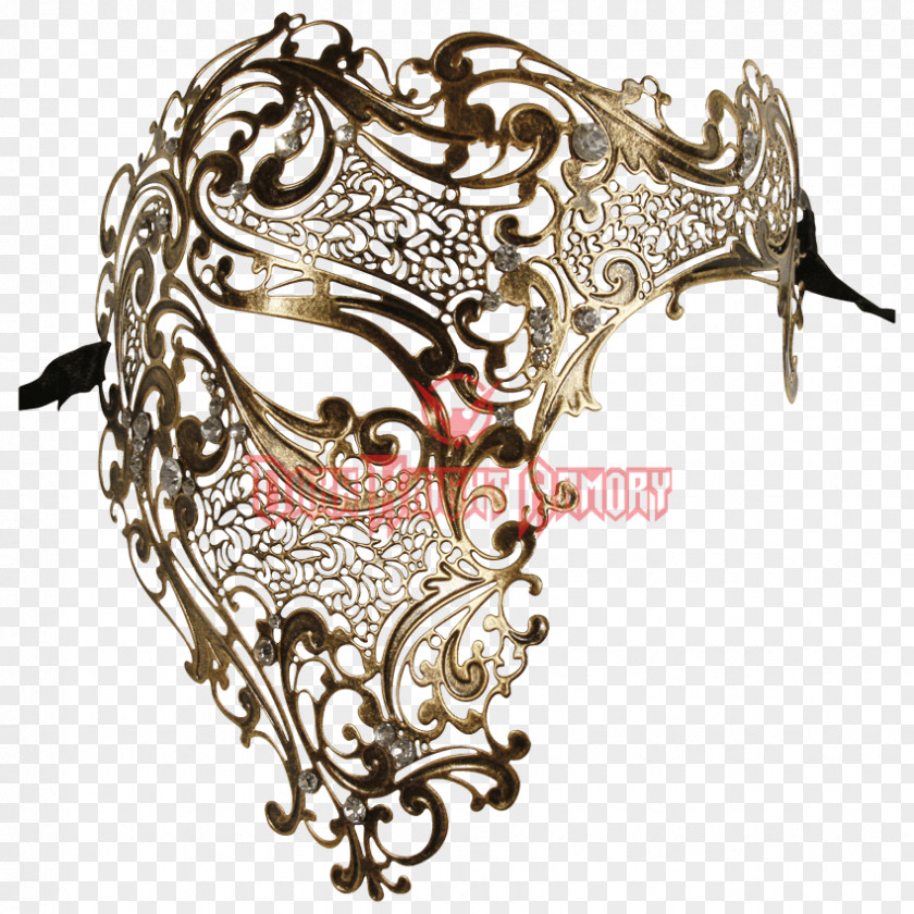 Mask The Phantom Of Opera Masquerade Ball Venice Filigree PNG