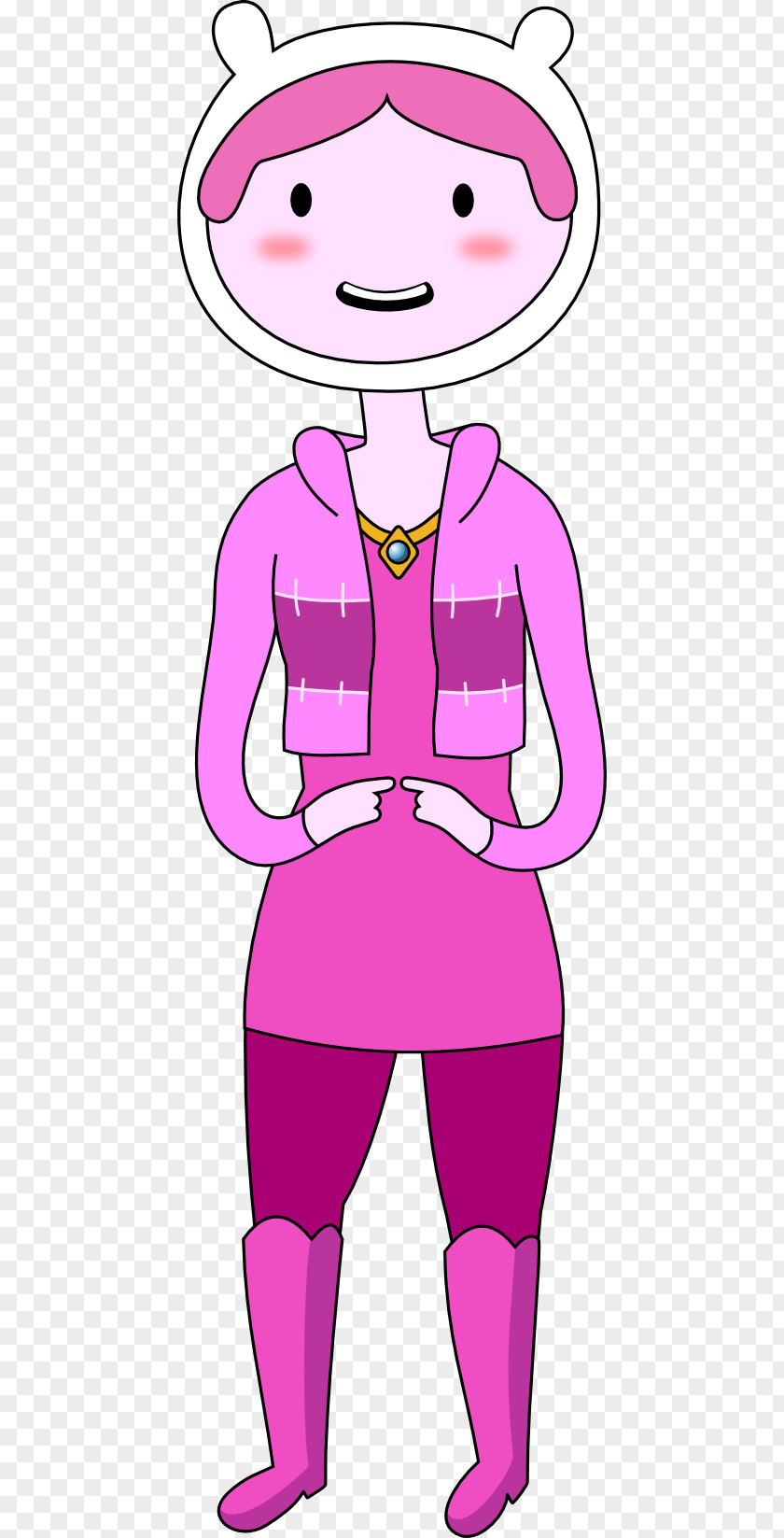 Princess Bubblegum Clothing Nose Line Art Clip PNG