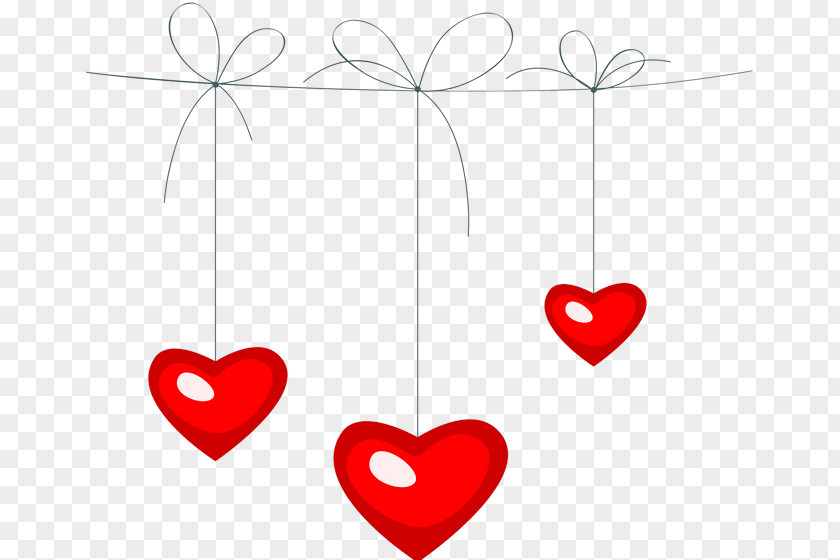 Valentine's Day Line Heart Clip Art PNG