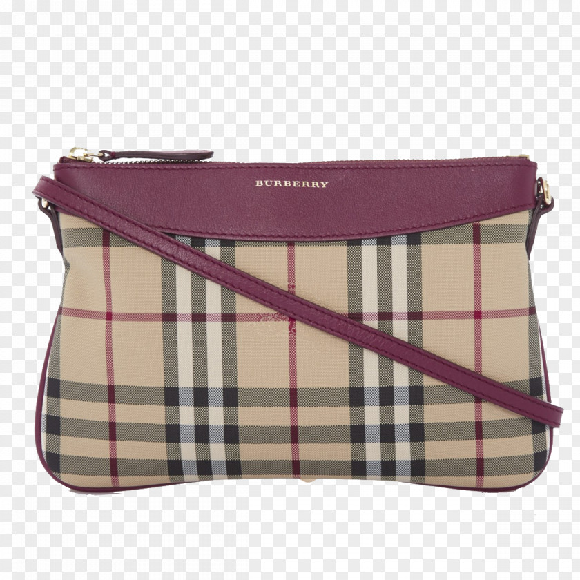 BURBERRY Burberry Diagonal Package Handbag Shopping Messenger Bag PNG