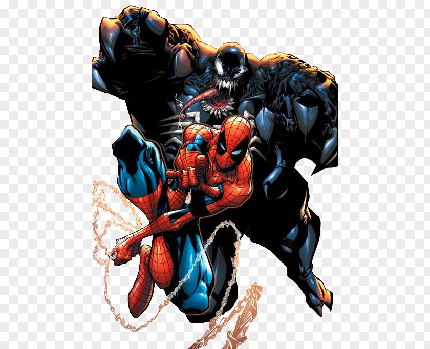 Deadpool Spiderman The Spectacular Spider-Man Venom Comic Book Comics PNG