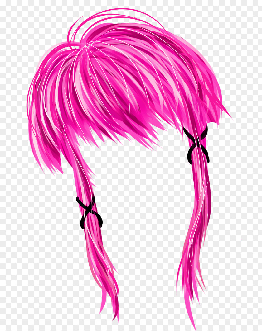 Hair Coloring Long Character PNG