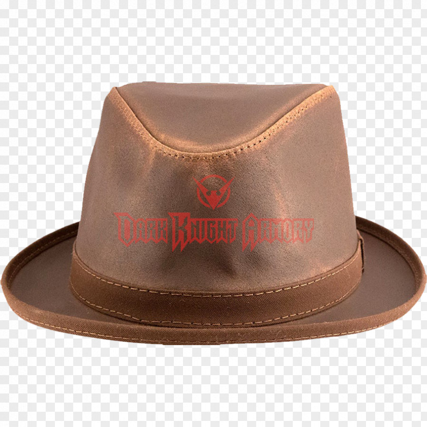 Hat SoHo Leather Chocolate PNG