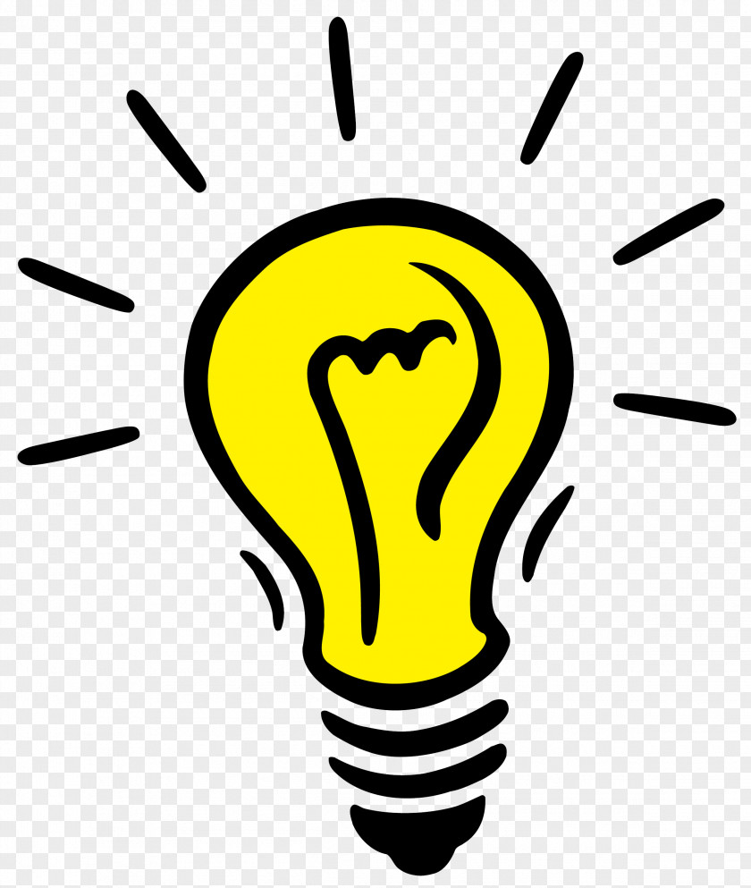 Idea Bulb Transparent Incandescent Light Light-emitting Diode Clip Art PNG