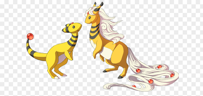 Shiny Hair Pokémon X And Y Ampharos GO Battle Revolution PNG