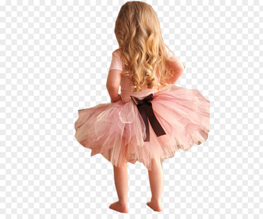 Enfant Ballet Dancer Tutu Dress PNG