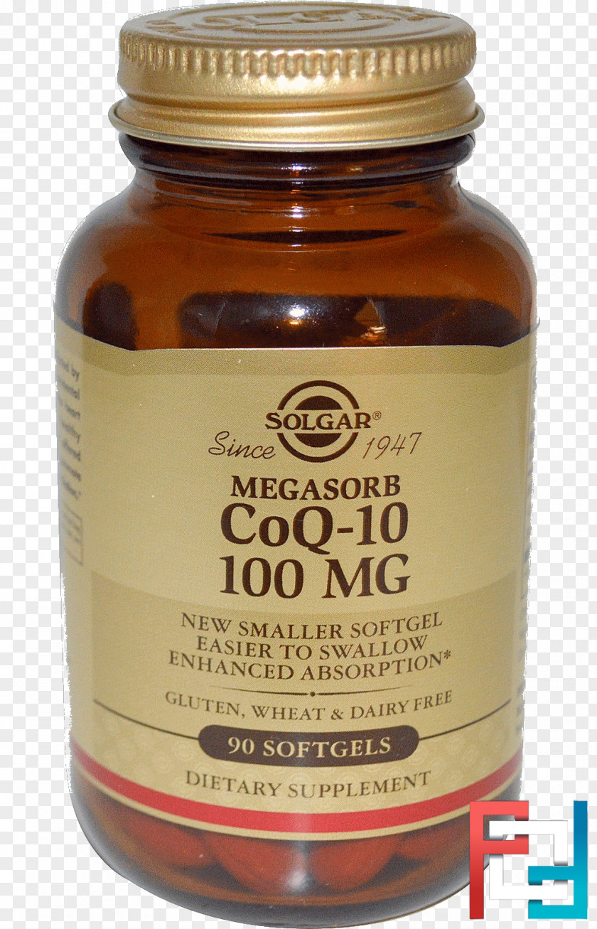 Health Dietary Supplement Coenzyme Q10 Solgar Inc. Capsule PNG
