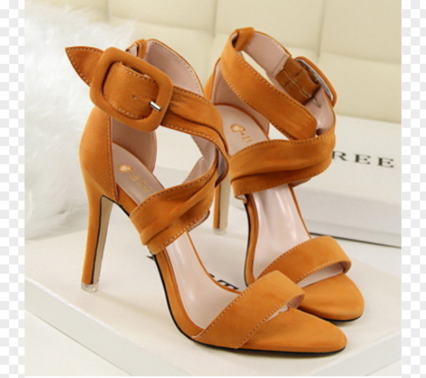 Ladies Leather Shoes High-heeled Shoe Sandal Absatz Buckle Court PNG