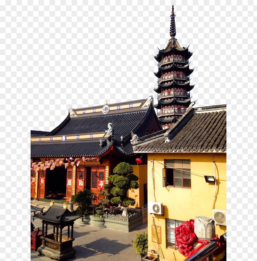 Shanghai Ancient Town U897fu6797u7985u5bfa Nanxiang Fengjia Restaurant Taoji Liuzhou Luosifen Architecture PNG