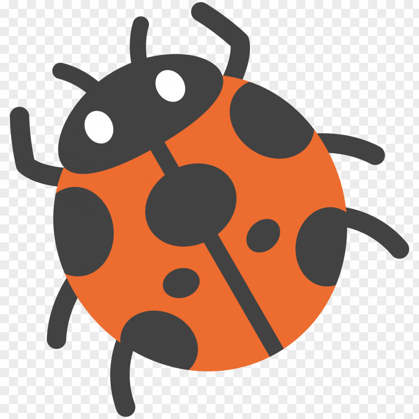 Ladybug Emoji Ladybird Unicode Animal Android Nougat PNG