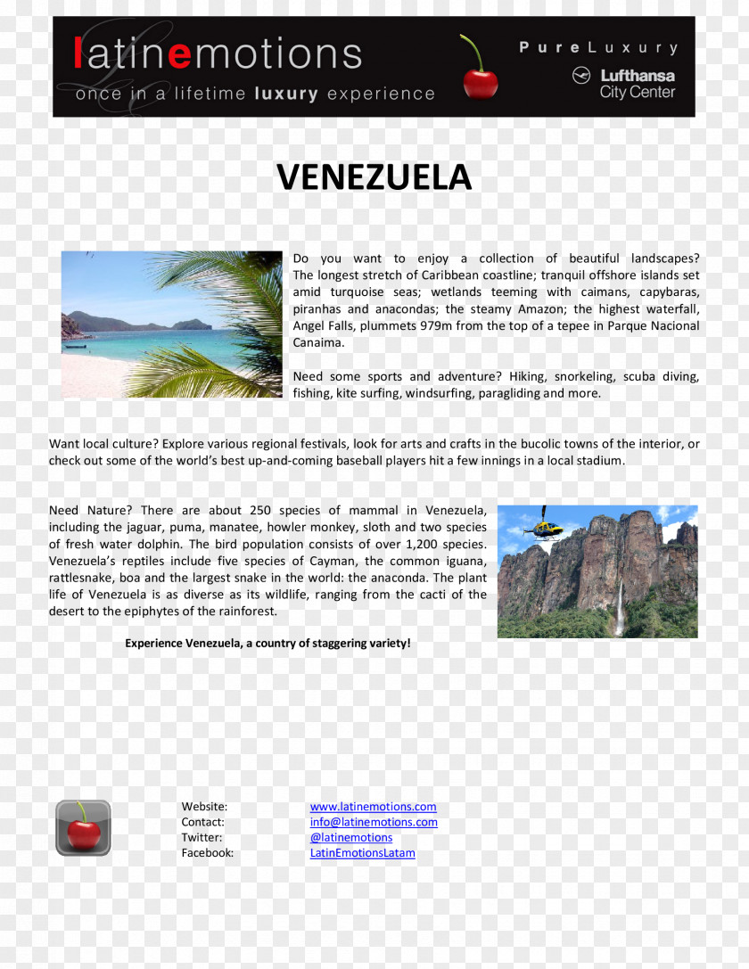 Mochima Text Brochure National Park Font PNG