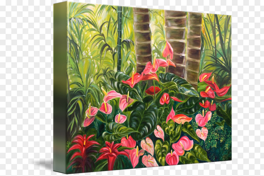 Painting Jungle Acrylic Paint Art PNG