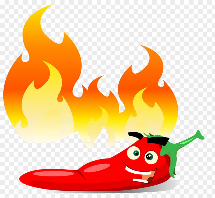 Cartoon Chili Fire Con Carne Jalapexf1o Bell Pepper Clip Art PNG