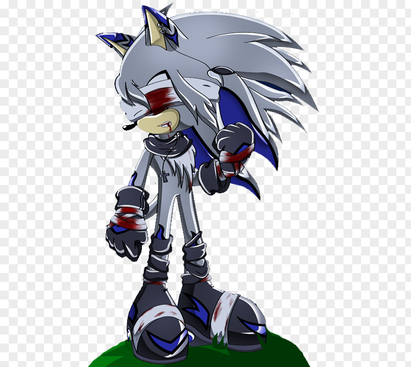 Hedgehog Sonic The Shadow Metal Silver PNG