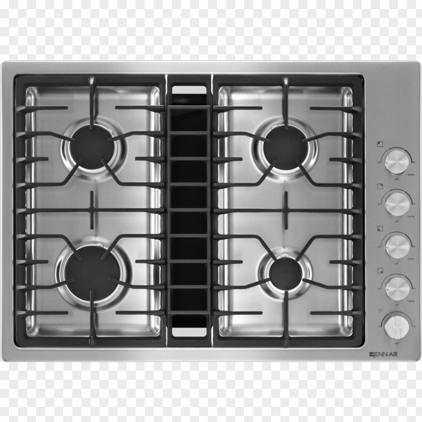 Stove Jenn-Air Stainless Steel Home Appliance Cooking Ranges Gas Burner PNG