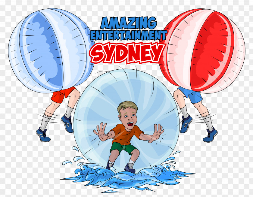 Bubble Soccer Amazing Entertainment ~ Sydney Zorbing Bump Football Kids Party PNG