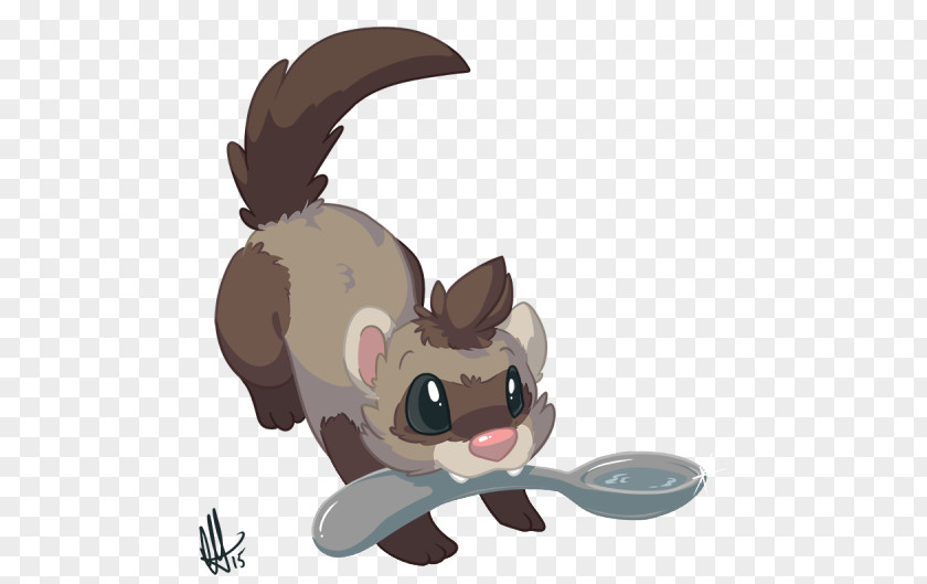 Ferret Rabbit Weasels Cartoon PNG