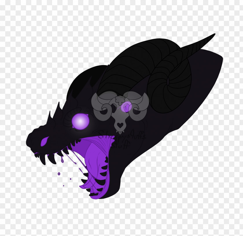 Icarus Watercolor Clip Art Purple Snout PNG