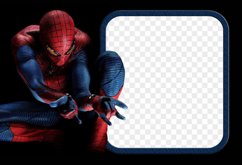 Spider-Man Valentine Cliparts Spider-Man: Blue Picture Frames Clip Art PNG