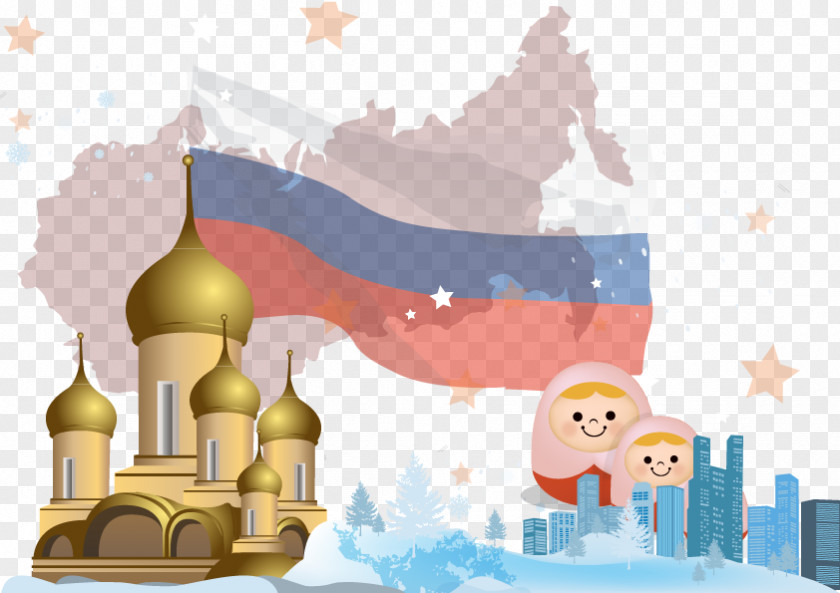 Vector Colorful Russia Euclidean PNG