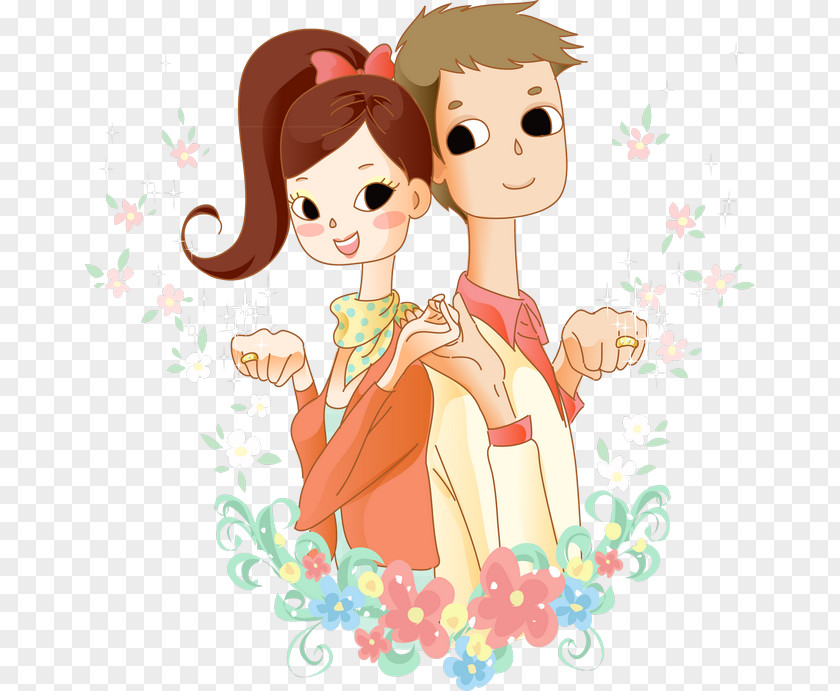 Animation Drawing Cartoon Love PNG