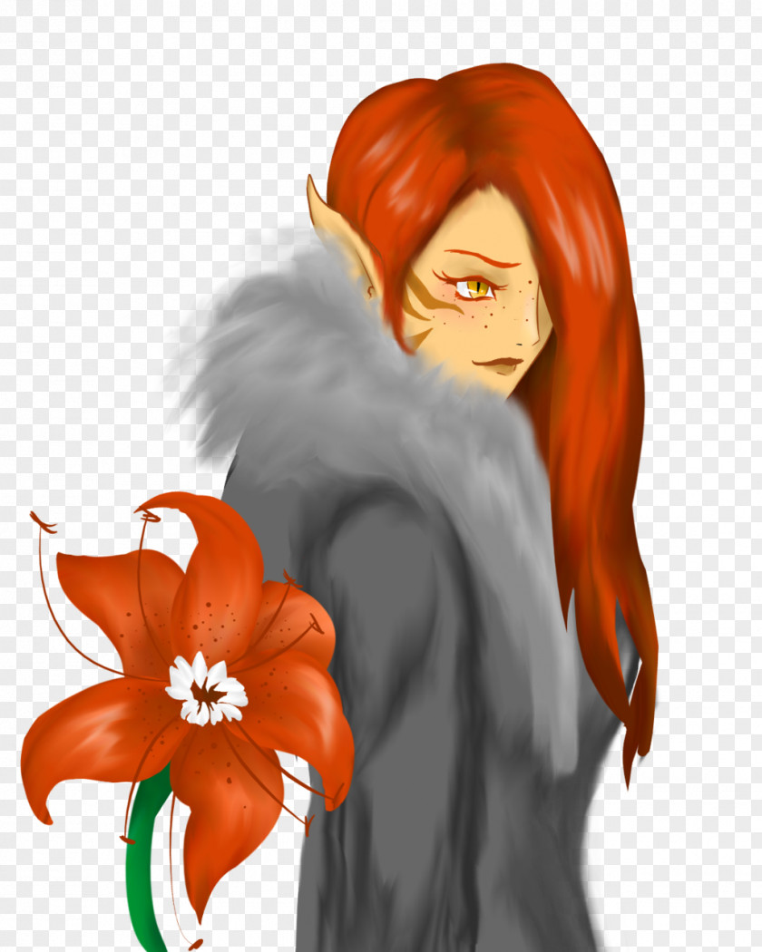 Hair Red Coloring Legendary Creature PNG