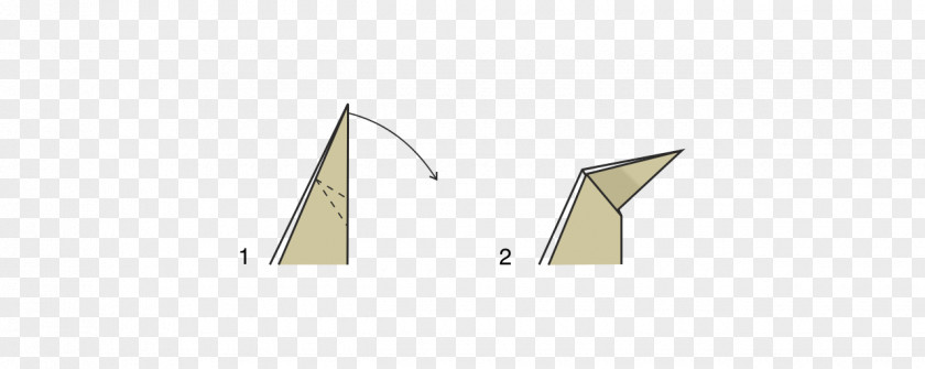 Origami Triangle PNG