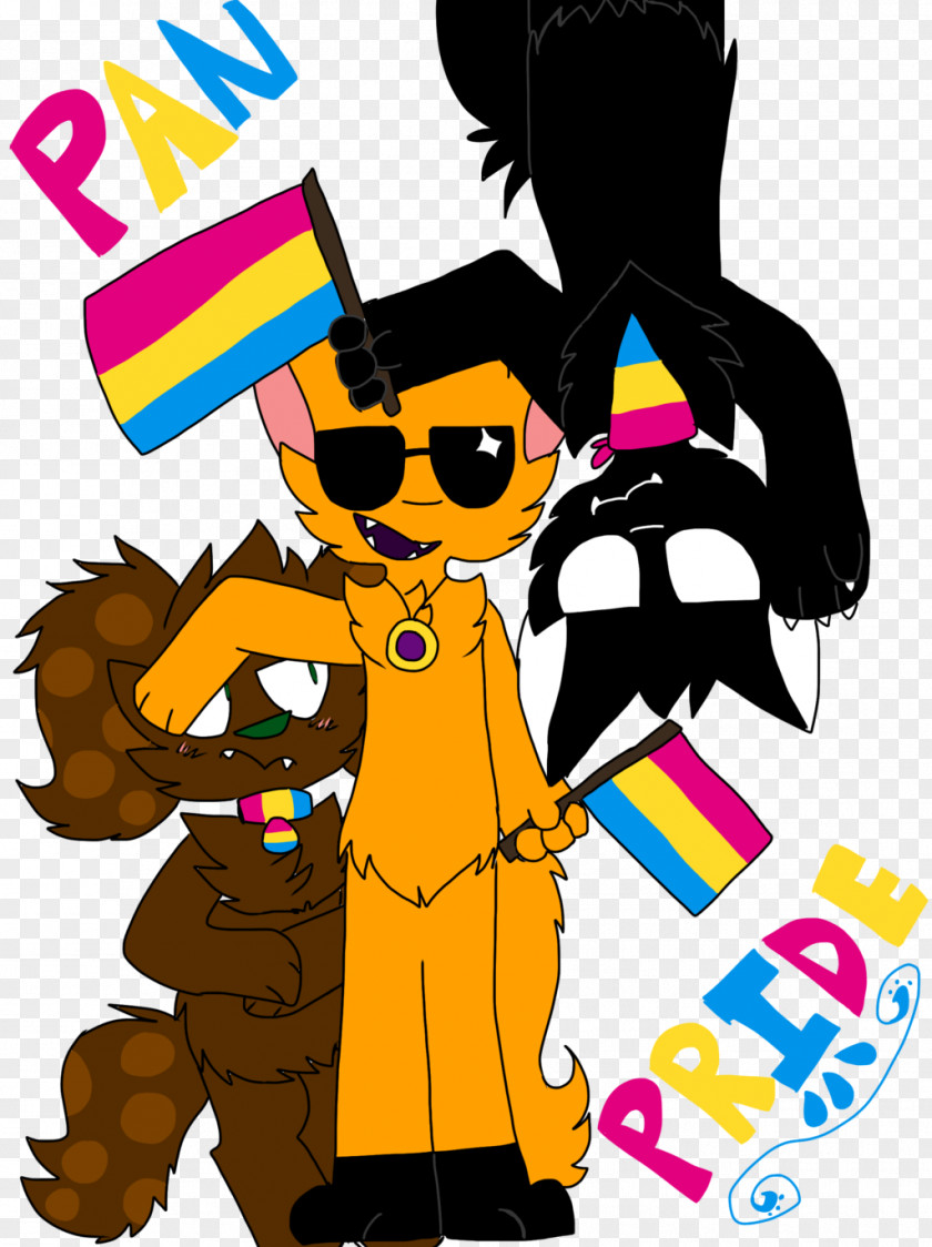 Pan Pride Clip Art Vertebrate Illustration Character Fiction PNG