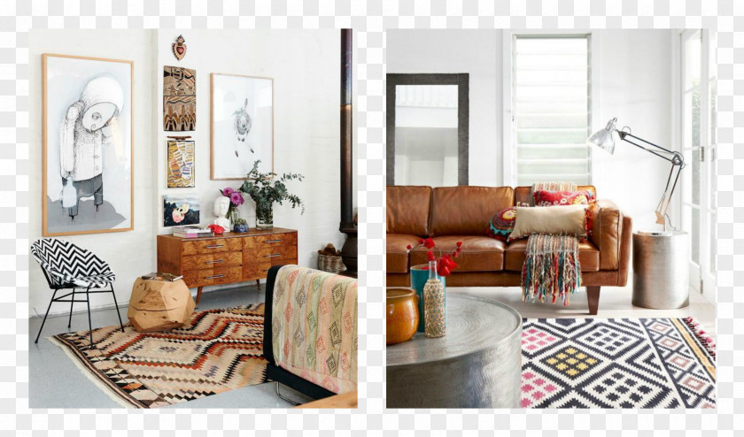 Bohemian Style Interior Design Services Living Room Boho-chic Table Furniture PNG