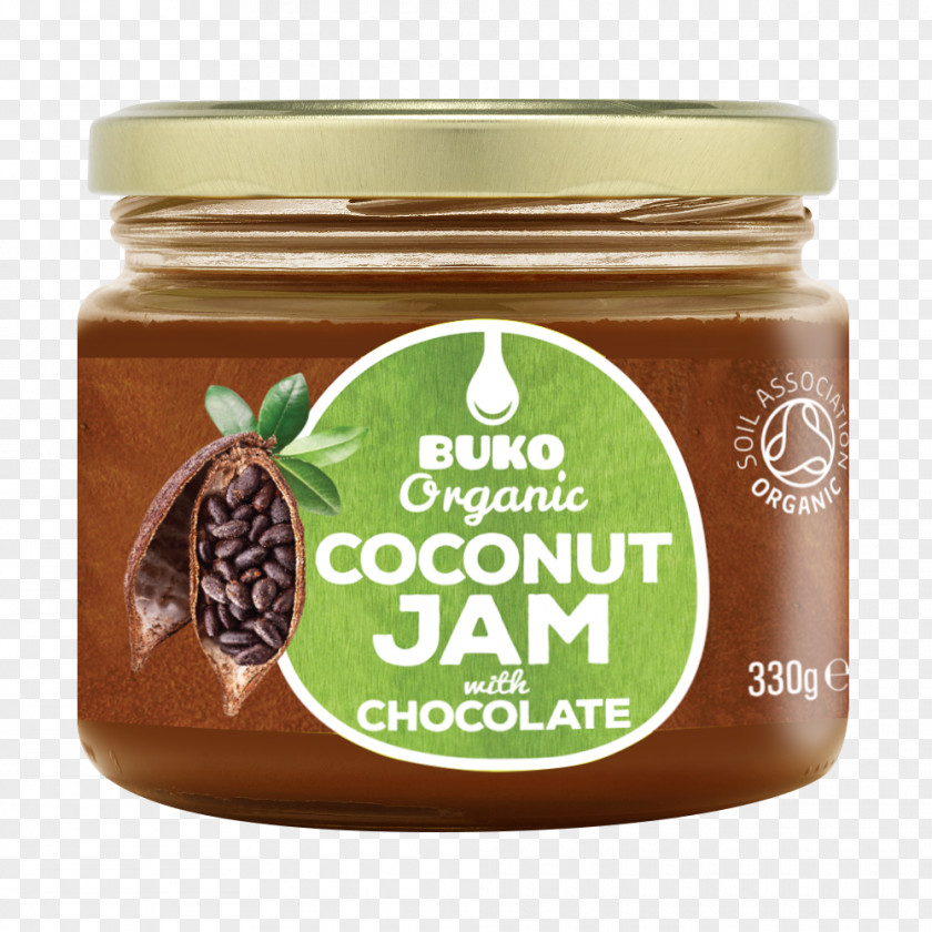 Coconut Jam Organic Food Chocolate Cake PNG