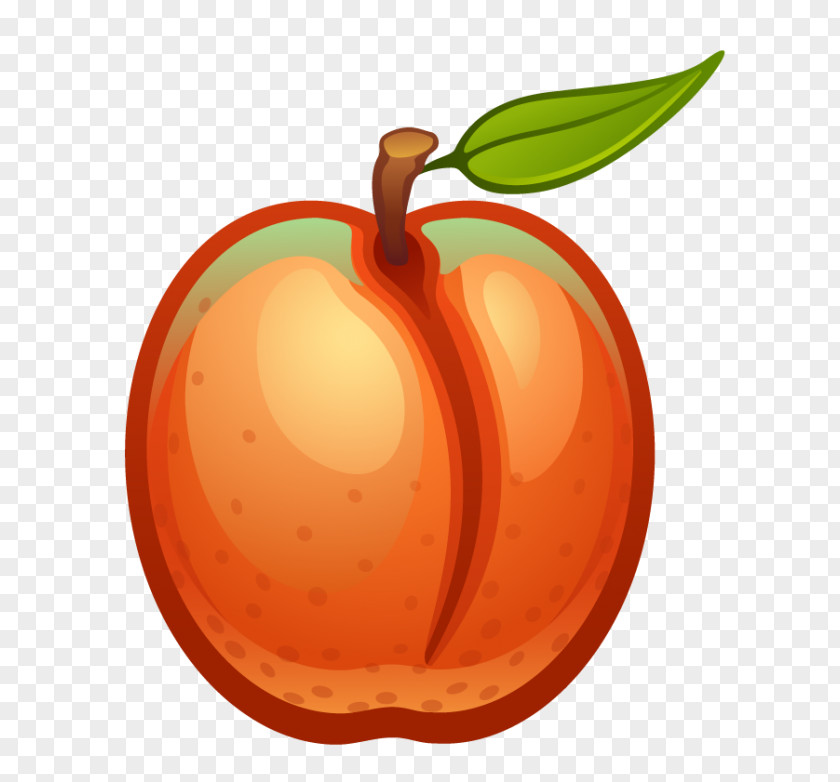 Peach Fruit Vegetable Food Clip Art PNG