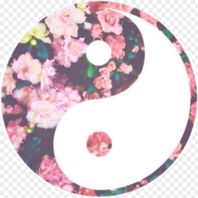 STICKERS Yin And Yang Flower Drawing Desktop Wallpaper PNG