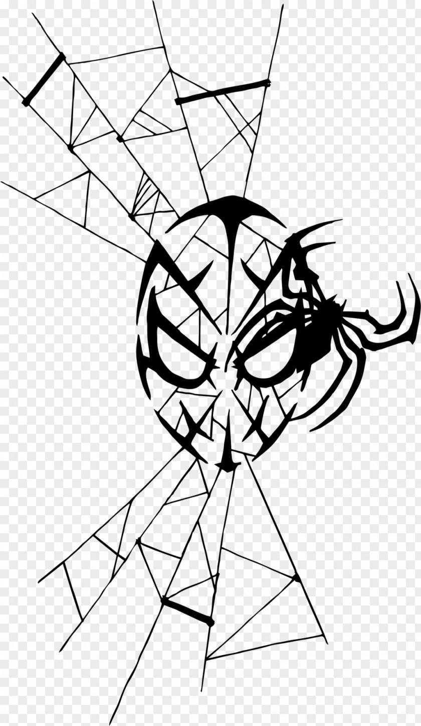 Spider Spider-Man Drawing Tattoo PNG
