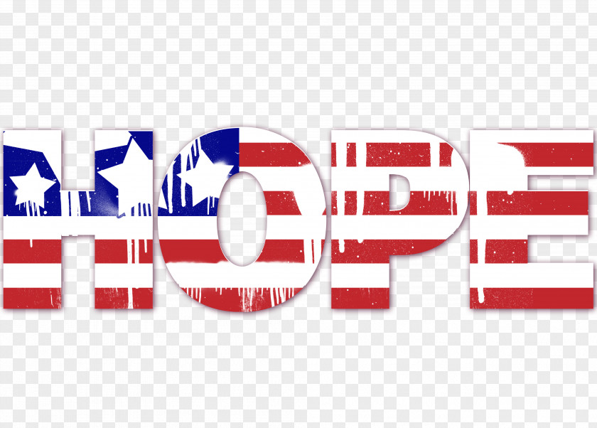 25% Flag Of The United States Hope Sticker PNG