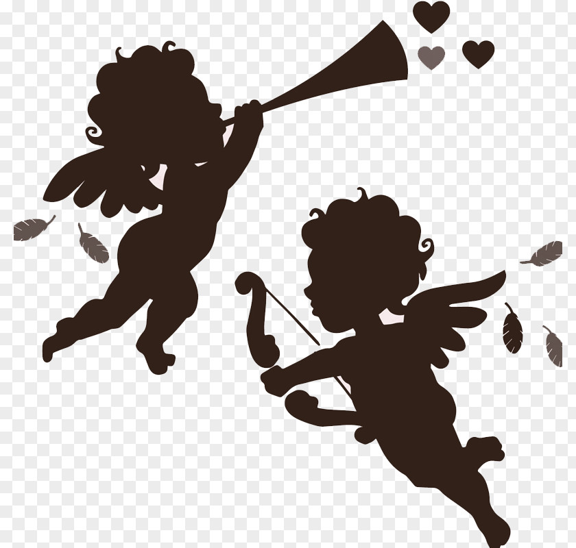 Angels Sing Angel Silhouette PNG