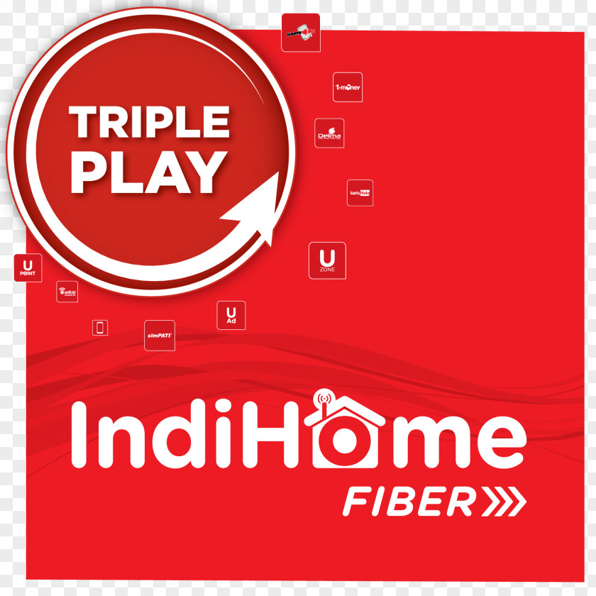 Indie IndiHome UseeTV Palembang Optical Fiber Internet PNG