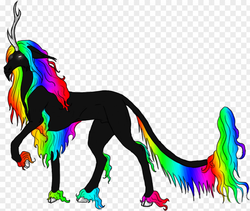 Lovely Rainbow The Black Unicorn Hunt Of Legendary Creature Twilight Sparkle PNG