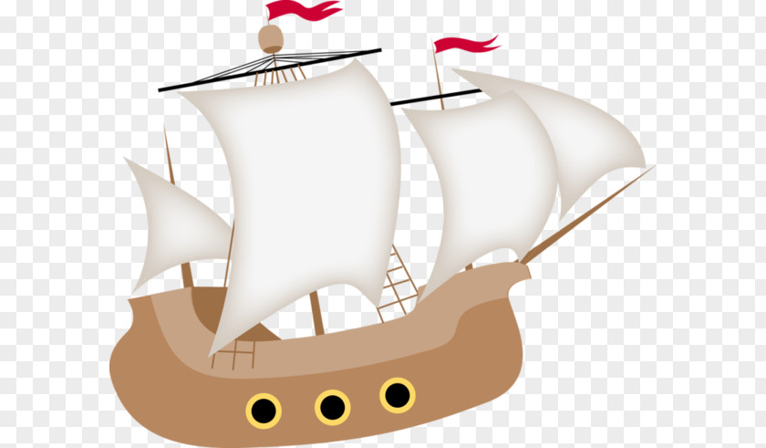 Cartoon Pirate Ship Piracy Boat Clip Art PNG