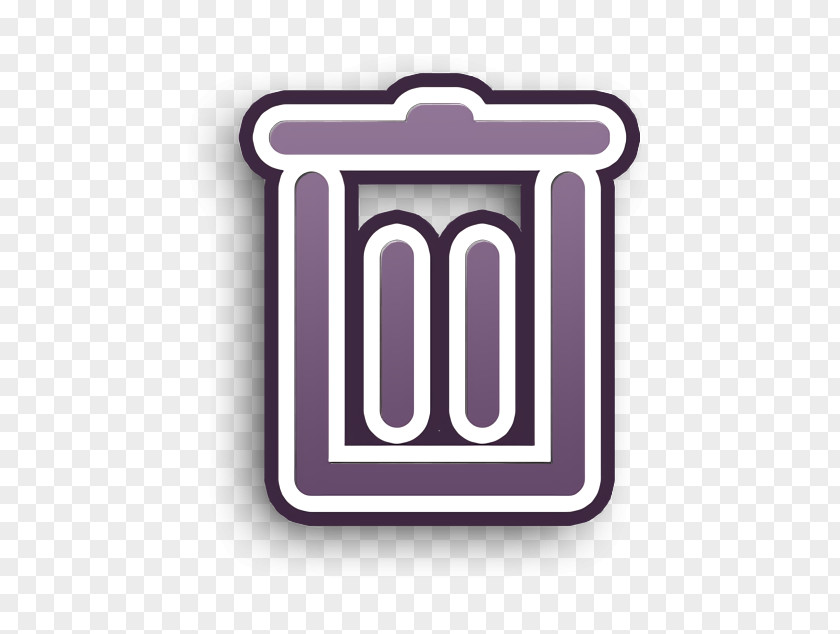 Material Property Logo Bin Icon Delete Recycle PNG